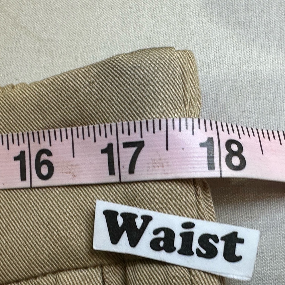 NWOT SIZE M Elegant Wide-Leg Tan Women's Pants - Picture 10 of 13